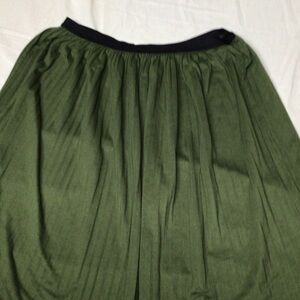 Allison Brittney Olive A-Line Skirt